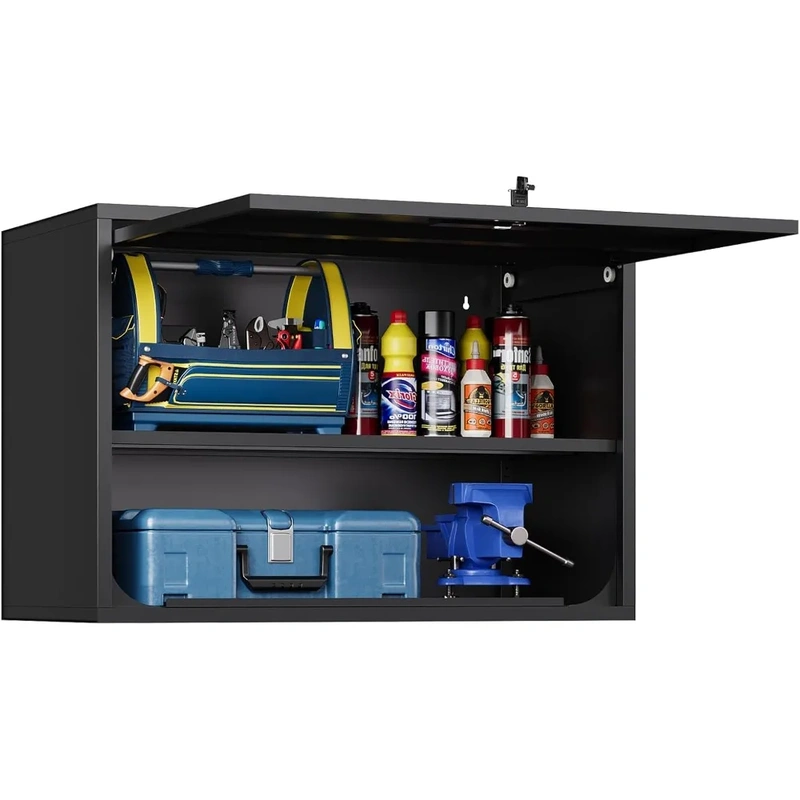 Steel Lockable Garage Cabinet Set